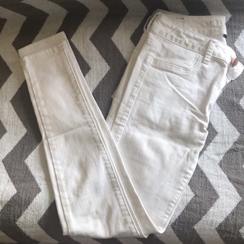 Super super stretch white jeggings